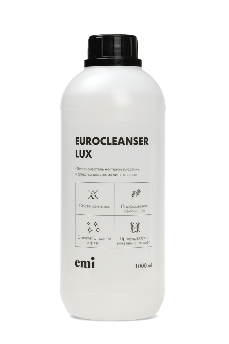 Обезжириватель ногтя и средство для снятия липкого слоя Eurocleanser E.Milac, 1л