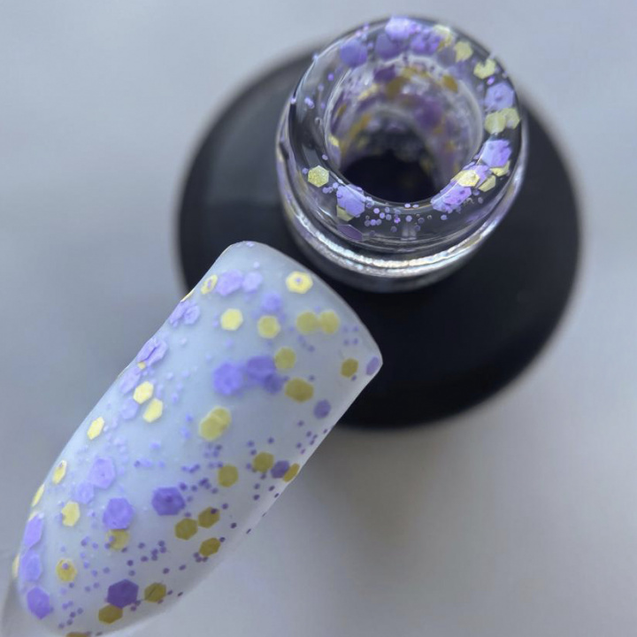 Топ Confetti matte 02 TopShopNails, 15мл