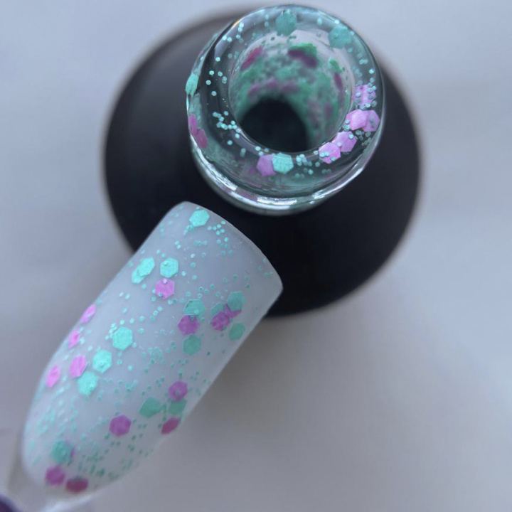 Топ Confetti matte 03 TopShopNails, 15мл