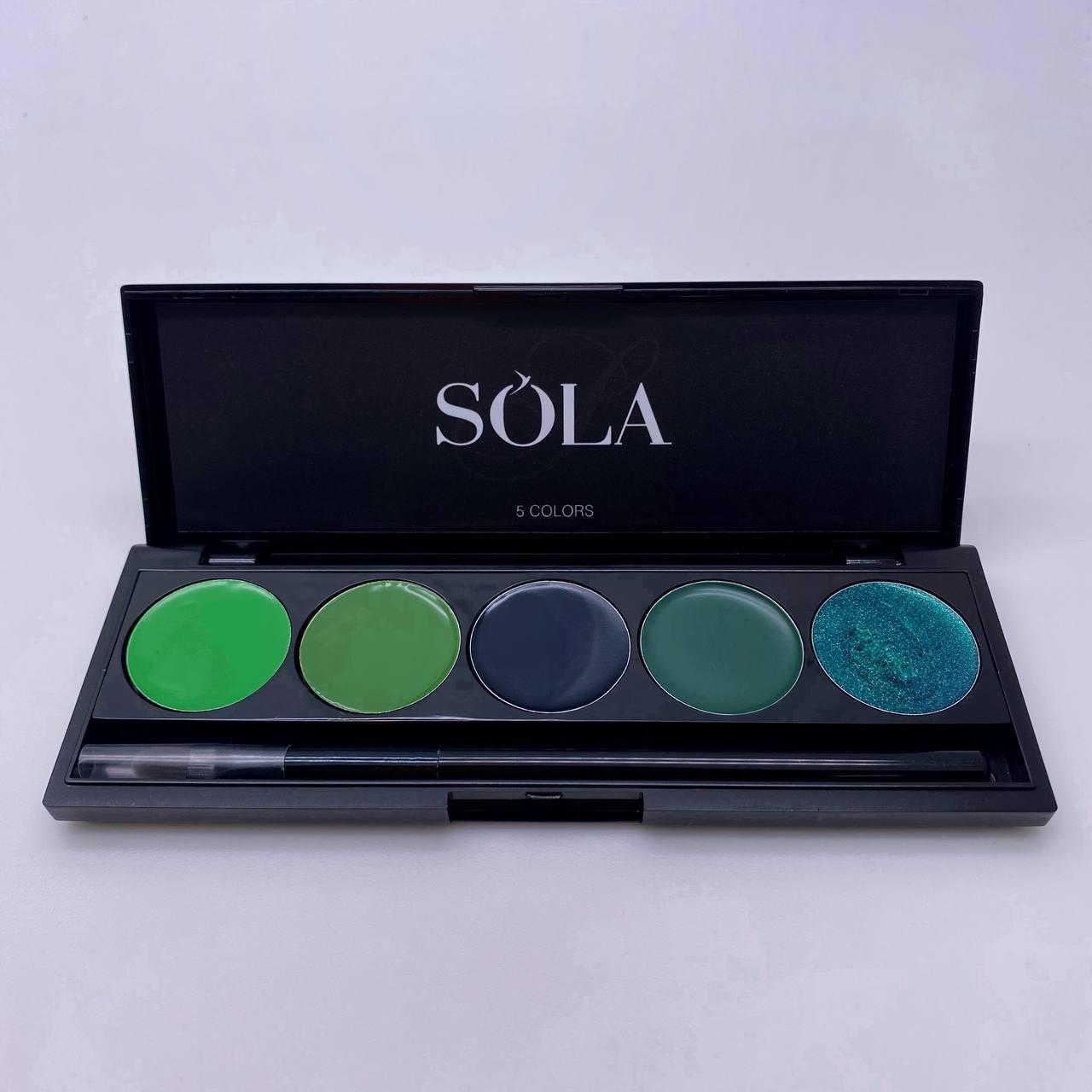 «BF» Гель-лак Palette 14 (Green) SOLAlove, 10гр