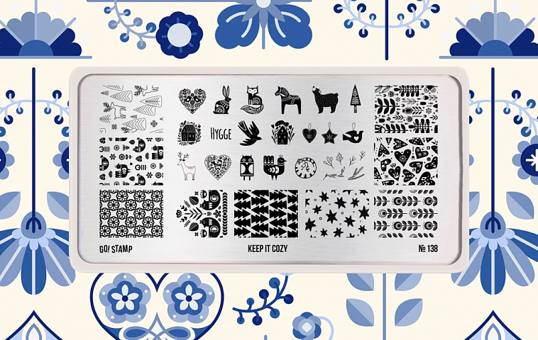 «BF» Пластина для стемпинга Go! Stamp 138 Keep it Cozy