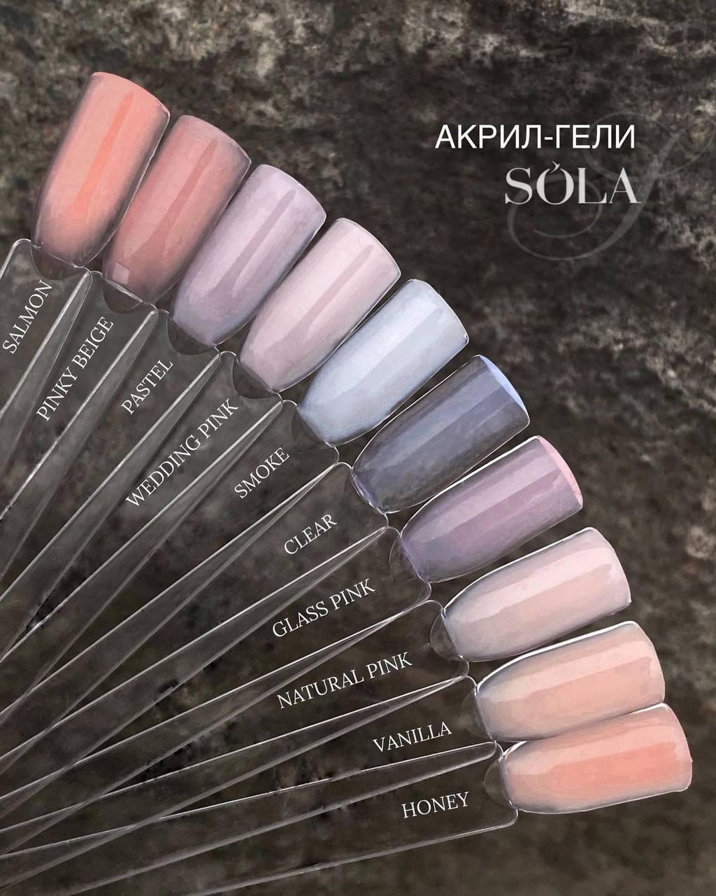 «BF» Акрил-гель CLEAR SOLAlove, 50гр (+ключ)