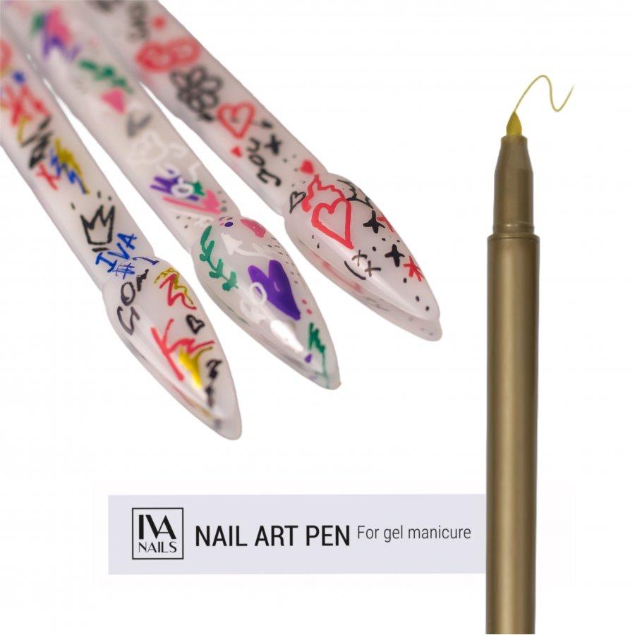 «BF» Акриловый фломастер 10 (Gold) IvaNails