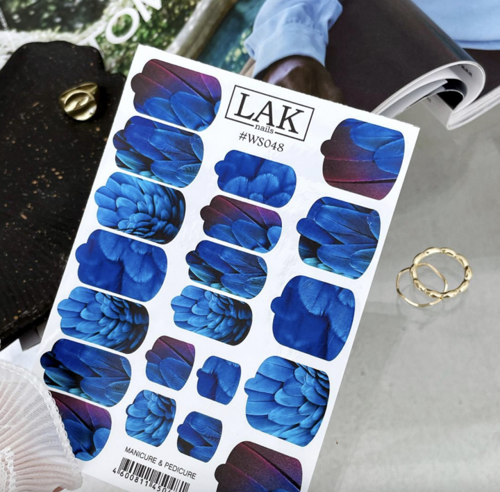 «BF» Плёнка 2в1 manicure & pedicure #WS048 LAK