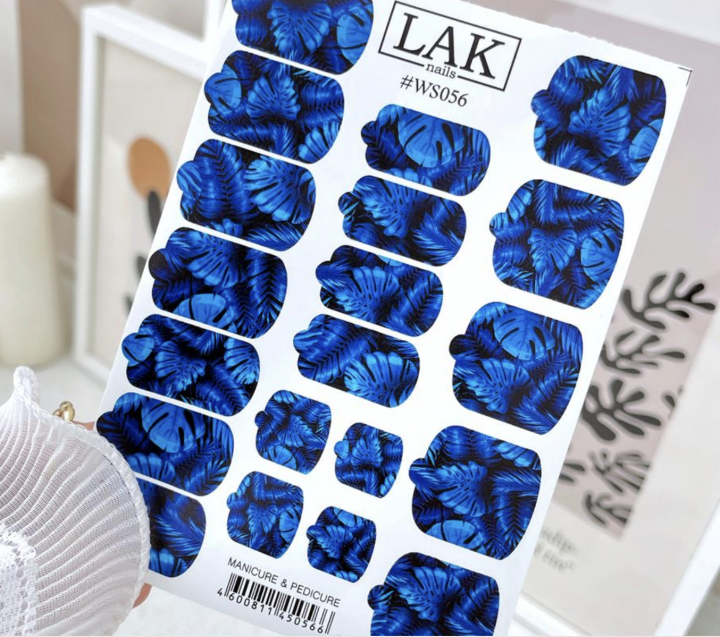 «BF» Плёнка 2в1 manicure & pedicure #WS056 LAK