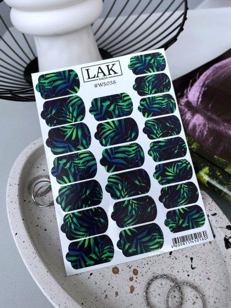 «BF» Плёнка для ногтей LAK  №WS038