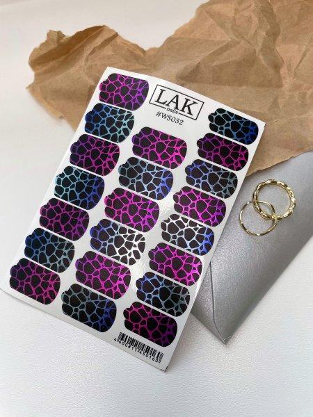 «BF» Плёнка для ногтей LAK  №WS032