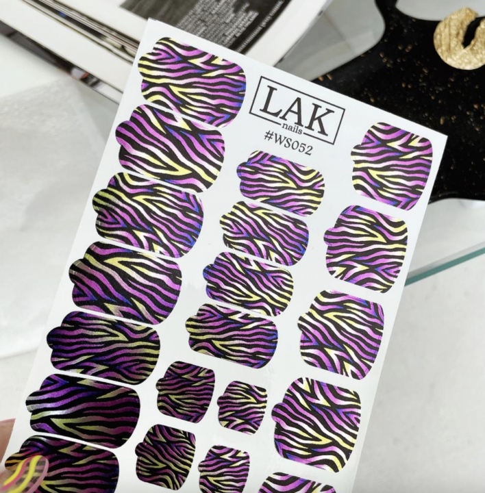 «BF» Плёнка 2в1 manicure & pedicure №WS052 LAK