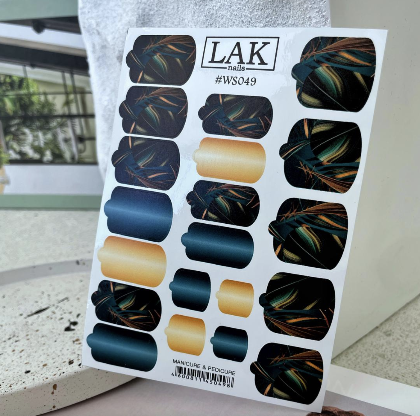 «BF» Плёнка 2в1 manicure & pedicure №WS049 LAK