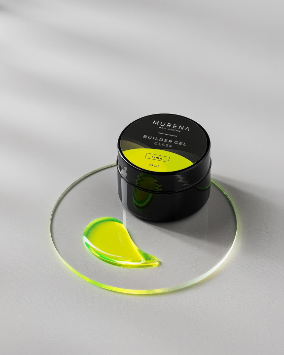 Гель Builder Gel Glass lime MURENA, 15мл