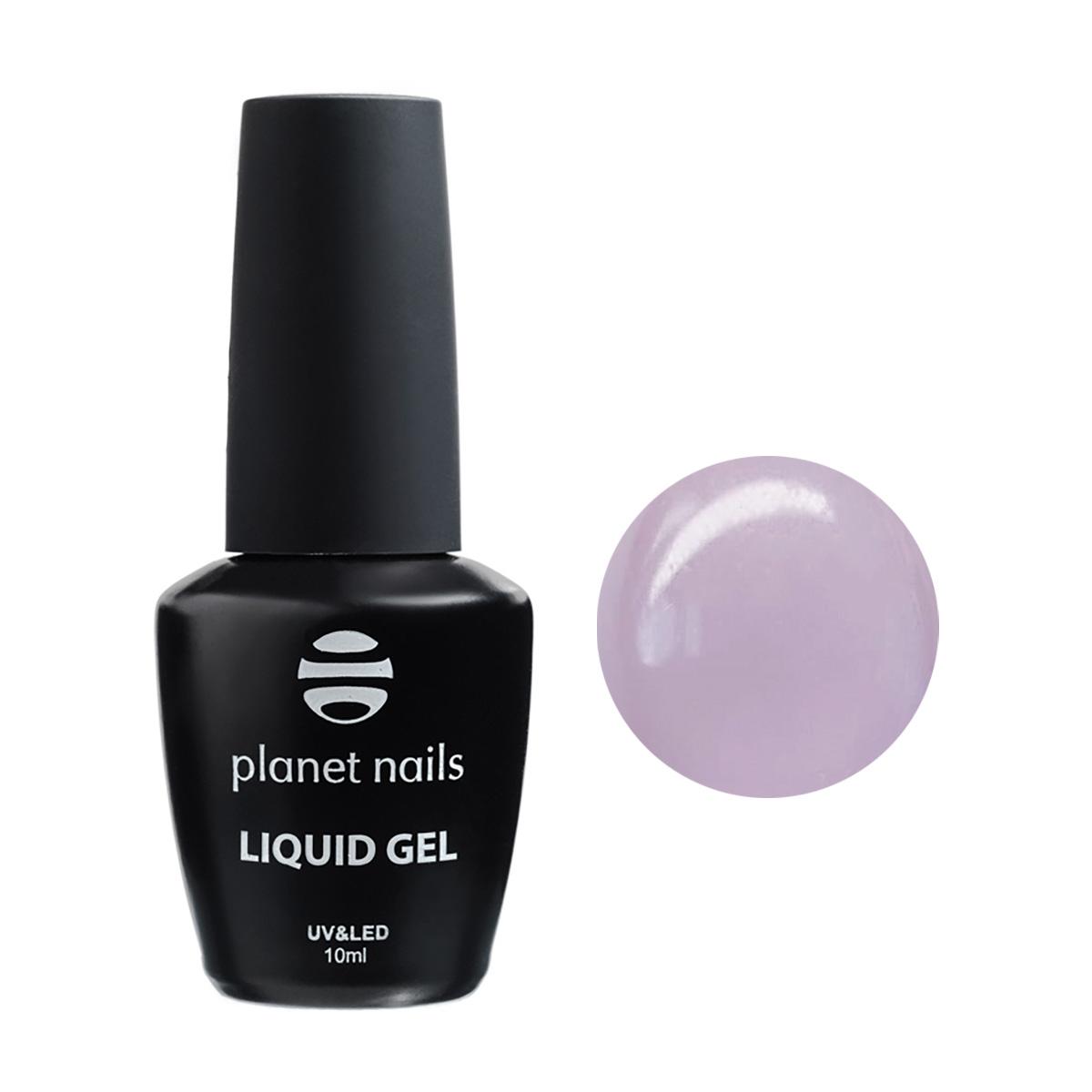 Моделирующй гель LIQUID GEL PALE VIOLET Planet Nails, 10мл
