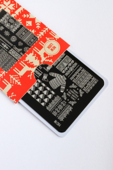 «BF» Пластина для стемпинга Go! Stamp 264 Christmas Uniform