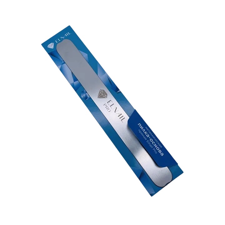 Металлическая пилка-основа прямая 17,6*1,8 см Elnail Pro