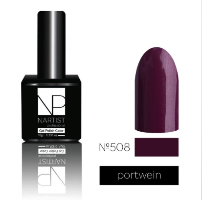Гель-лак 508 Portwein Nartist, 10гр