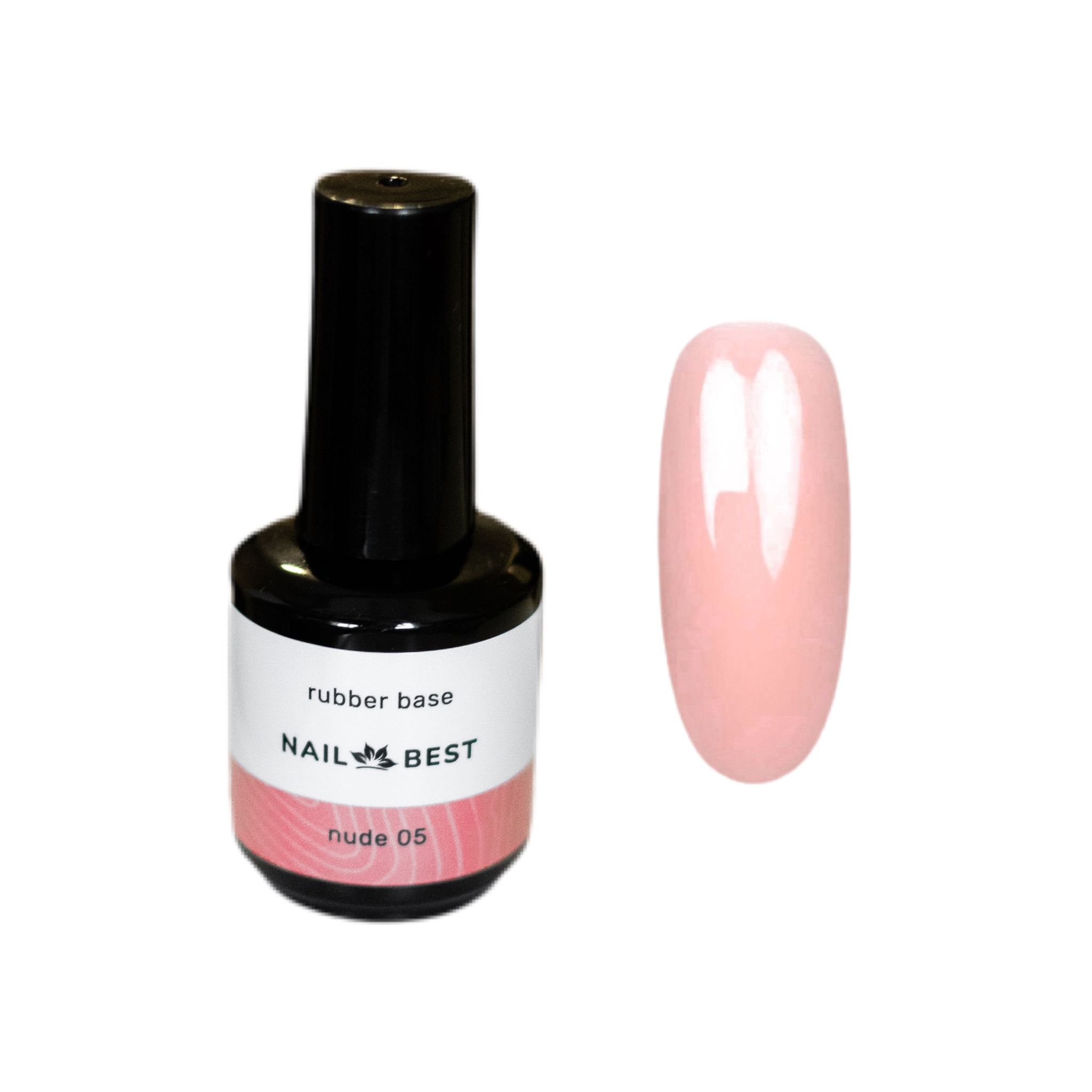 «BF» Нюдовая каучуковая камуфлирующая база Nude Rubber Base №05 Nail Best, 15гр
