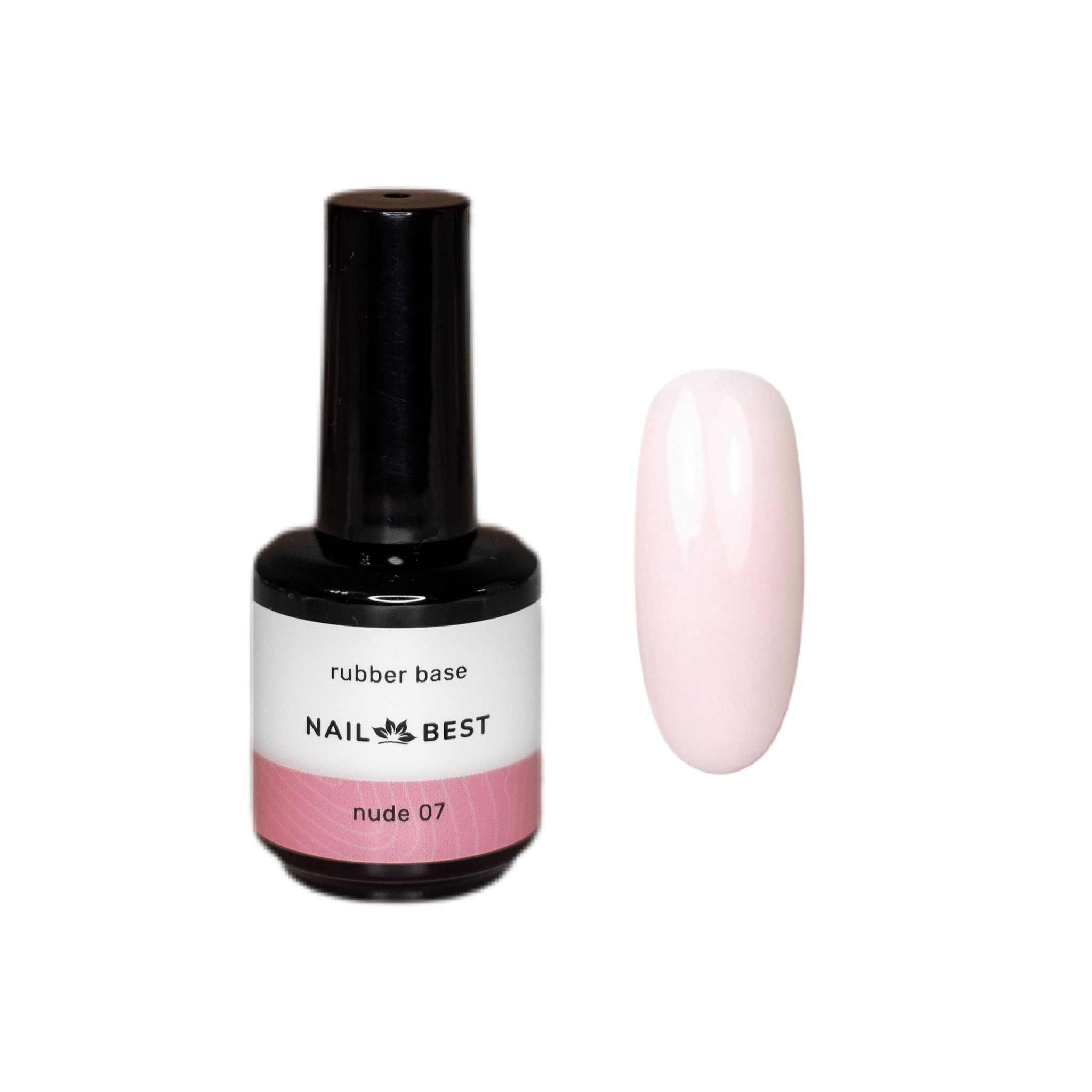 «BF» Нюдовая каучуковая камуфлирующая база Nude Rubber Base №07 Nail Best, 15гр