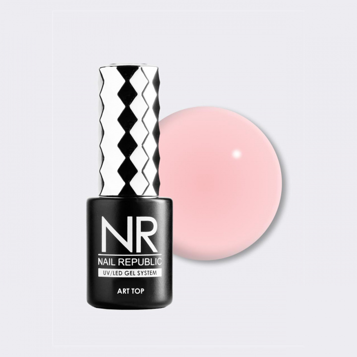 Топ ART Top Gloss Provence Персиковая мякоть №20 Nail Republic, 10мл