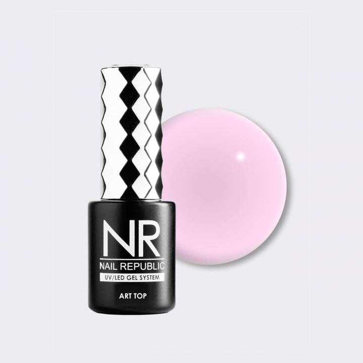 Топ ART Top Gloss Provence Розовое облако №21 Nail Republic, 10мл