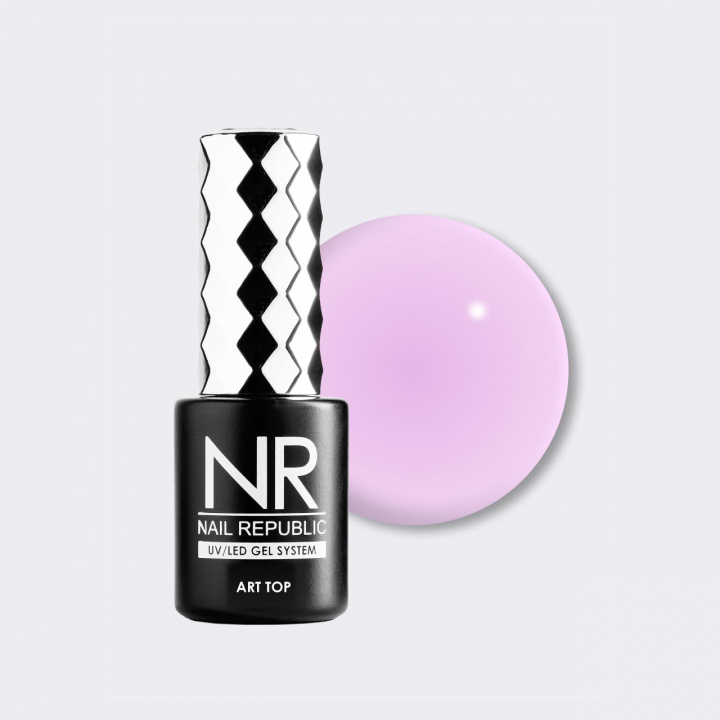 Топ ART Top Gloss №22 Provence Лавандовый день Nail Republic, 10мл
