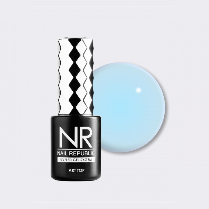 Топ ART Top Gloss Provence Незабудковое поле №23 Nail Republic, 10мл