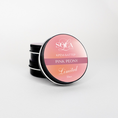 Крем-баттер "Pink peony" SOLAlove, 25мл limited