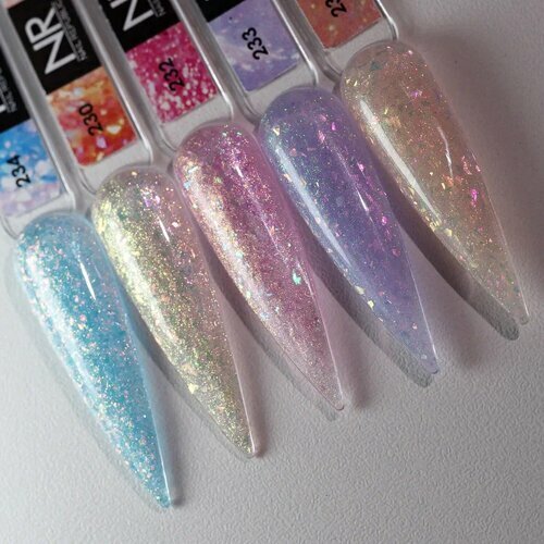NEW! Моделирующий гель с шиммером Glam Gel №234 Nail Republic, 15мл