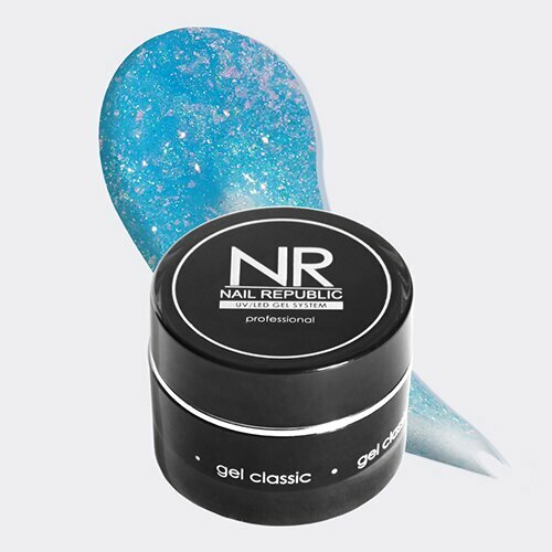 NEW! Моделирующий гель с шиммером Glam Gel №234 Nail Republic, 15мл