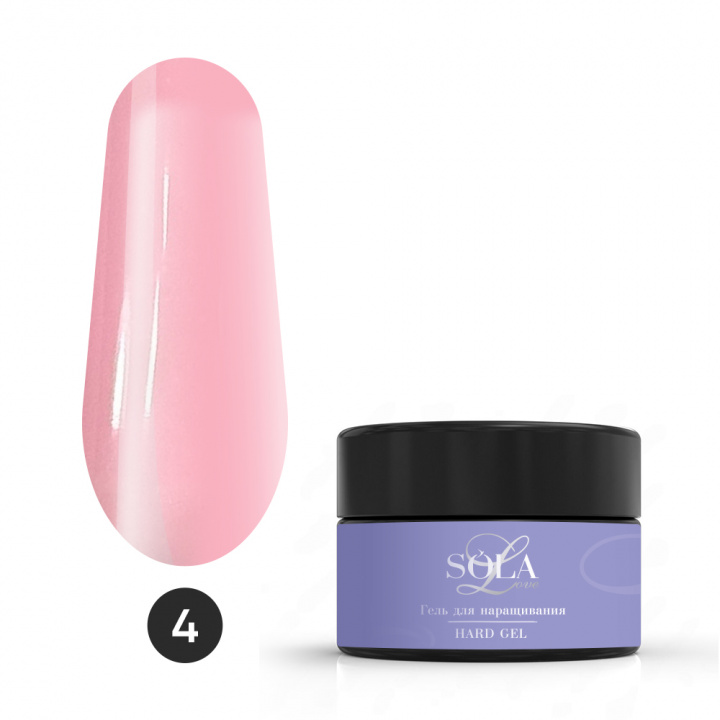 Тестер Гель для наращивания Hard Gel 04 SOLAlove, 5гр